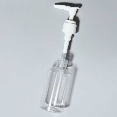Бутылочка для хранения с дозатором ONLITOP d4*13,5 см, 75 мл,  пластик прозрачн/белый 
