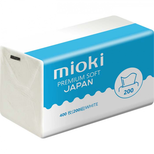 Салфетки бумажные MIOKI 190*140 мм. 200 листов МУ