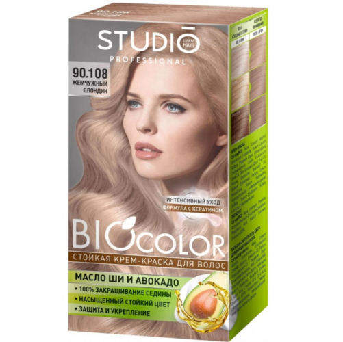 Biocolor Стойкая крем краска д\волос 90.108 Жемчуж. блондин