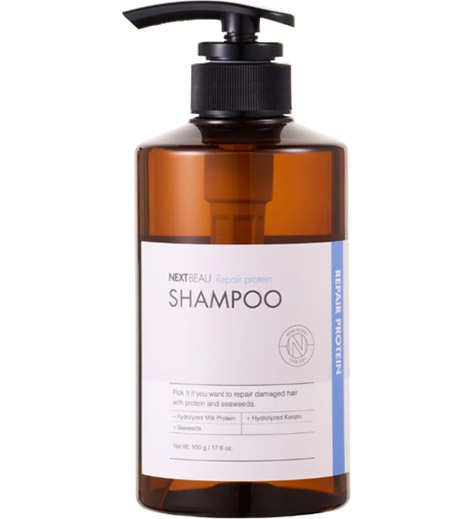 Питательный шампунь для сухих волос с кератином NEXTBEAU 500гр. 