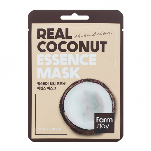 Тканевая маска для лица с экстрактом кокоса FARMSTAY, 23 мл
