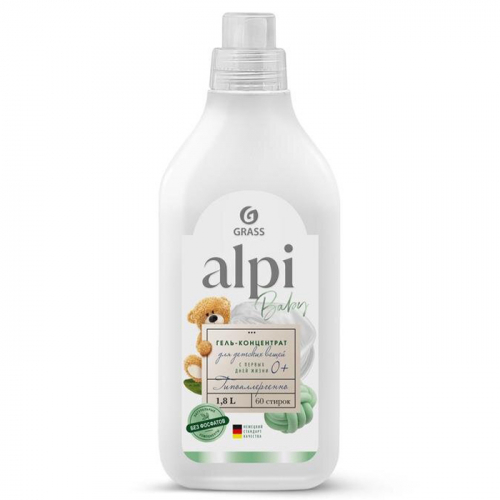 Концентрированное жидкое средство для стирки "ALPI sensetive gel", GRASS, 1,8 л