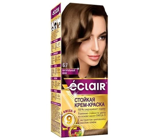 Стойкая крем-краска для волос  ECLAIR ω9 