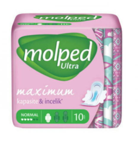 Прокладки гигиенические Molped Ultra Normal с крылышками, 10 шт