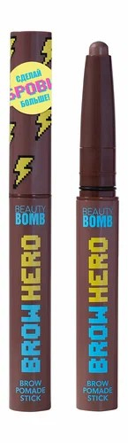 Карандаш-помада для бровей / Brow pomade BROW HERO / тон / shade 01 Beauty Bomb