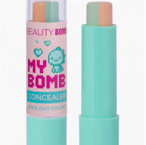 Консилер стик двухцветный / Concealer stick duo colors Bomb concealer / тон shade 01 Beauty Bomb