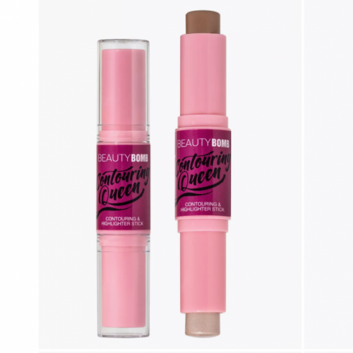 Стик для контуринга двухсторонний Contouring & highlighting stick Countouring Queen Beauty Bomb