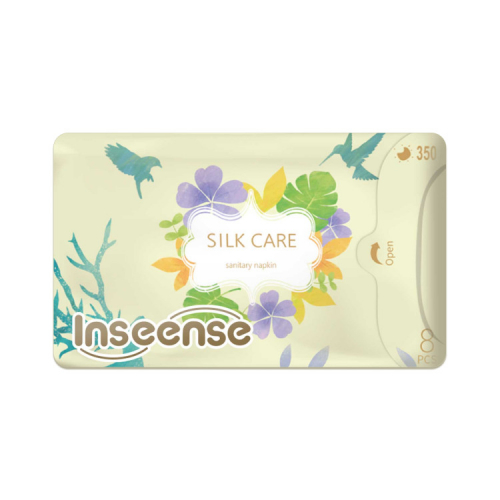 Прокладки женские Inseense Silk Care, ночные плюс, 7 капель, 350 мм 8 шт