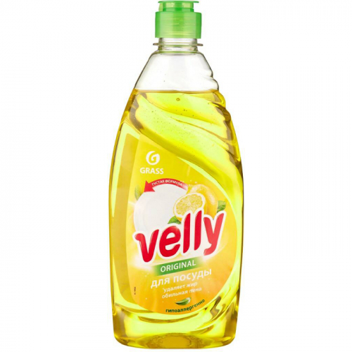 Средство для мытья посуды "Velly" лимон GRASS 1000 мл